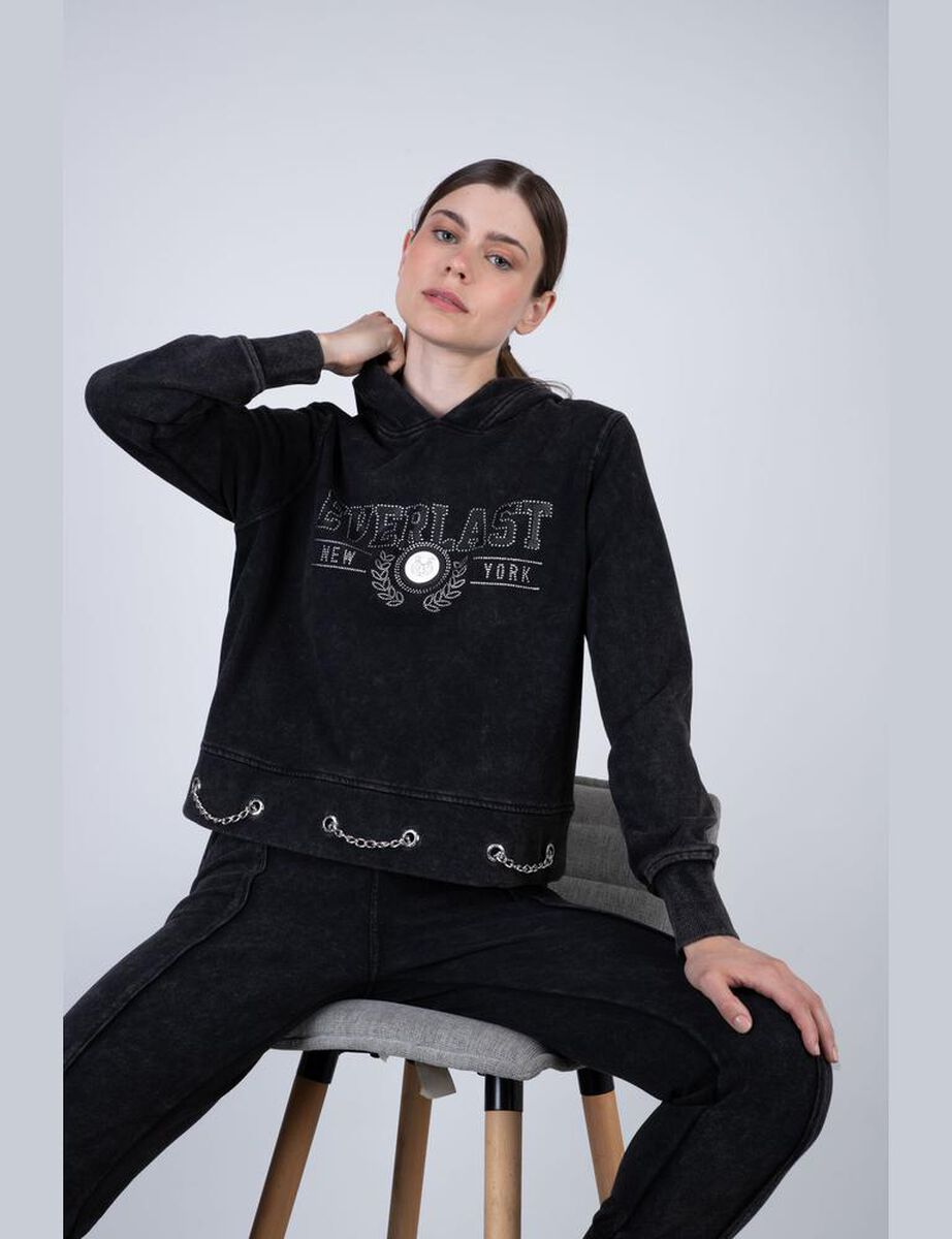 Poler&oacute;n Hood Sport Mujer Everlast